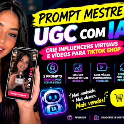 🔥 Prompt Mestre UGC: Crie Modelos Realistas e Vídeos de Produtos com IA