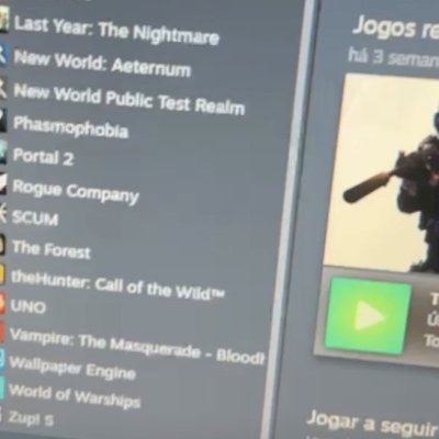 Conta steam diversos jogos