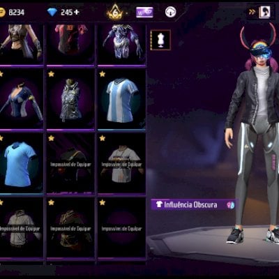Conta free fire antiga