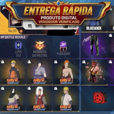 OPORTUNIDADE ÚNICA:NARUTO+ANGELICAL+BLUELOCK+ATRIBUTADAS+ GAMABUNTA+LENDARIA