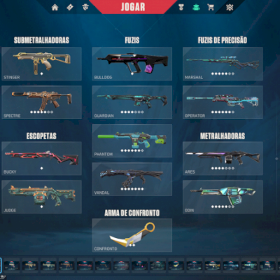 Conta de Valorant com R$3400 gasto em skins (acesso completo)