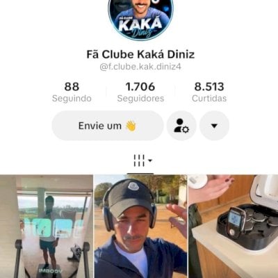 Vendo conta do tik Tok bem engajada
