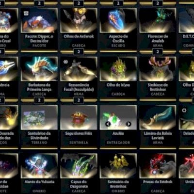 Vendo conta Ancient 4 com 15k horas, e varios itens exclusvo