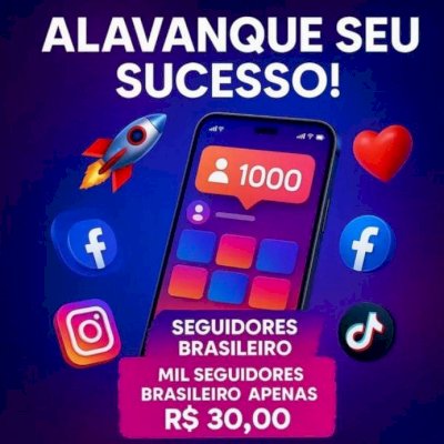 1.000 MIL SEGUIDORES BRASILEIROS INSTAGRAM PROMOÇÃO / SEGUIDORES PERMANENTES
