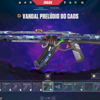 Conta valorant com R$ 933,00 reais em skins!