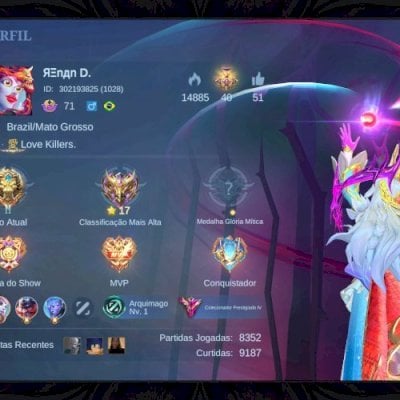Conta com 324 skins
