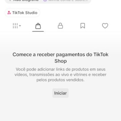Vendo conta com Tik Tok shop liberado