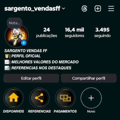 VENDO INSTAGRAM