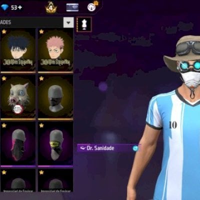 Conta de FreeFire 6 anos gemada
