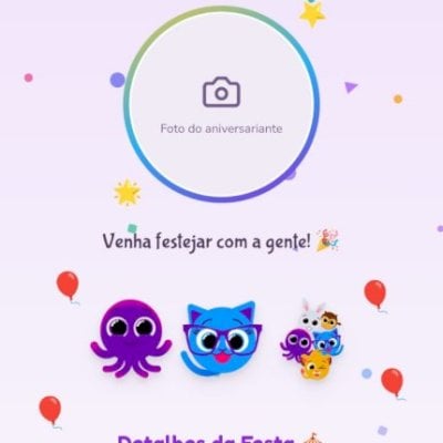 CONVITE INTERATIVO INFANTIL