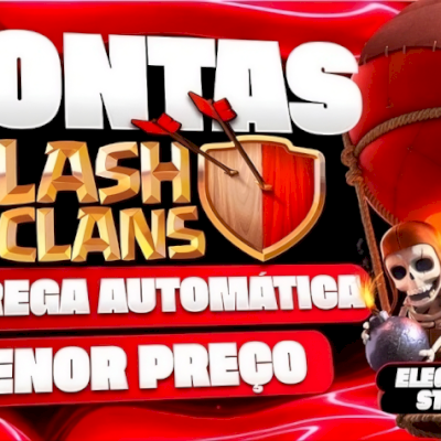 ( Menor Preço! ) Contas de Clash Of Clans | Cvs Upados, Full, Ruchados, Skins...