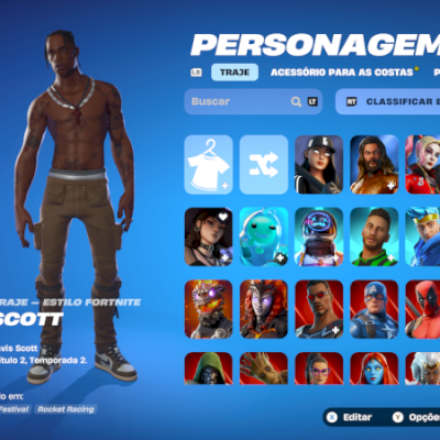 Conta fortnite passes antigos e skins raras