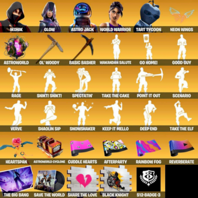 152 Skins | Ikonik | Glow | Astro Jack