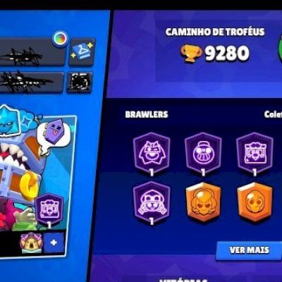 Conta Brawl Stars 9k Troféus - 30 Brawlers + Skins
