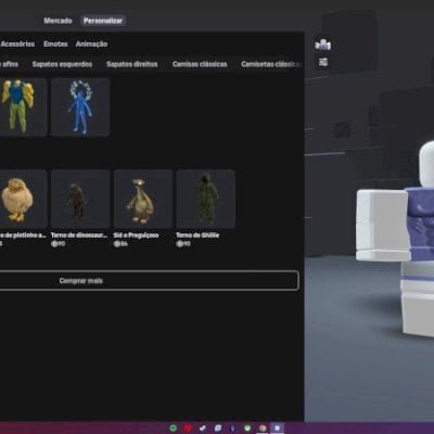 conta roblox,ja foi gastado 500 reais nessa conta,e tem carrot knight da ps plus