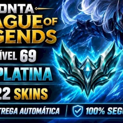 [Entrega Automática] Conta Lol Platina, 22 Skins, Ultimate, 15K Ea, Honra 4